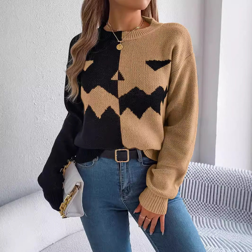 Jack O'Lantern Grin Women's Sweatshirt