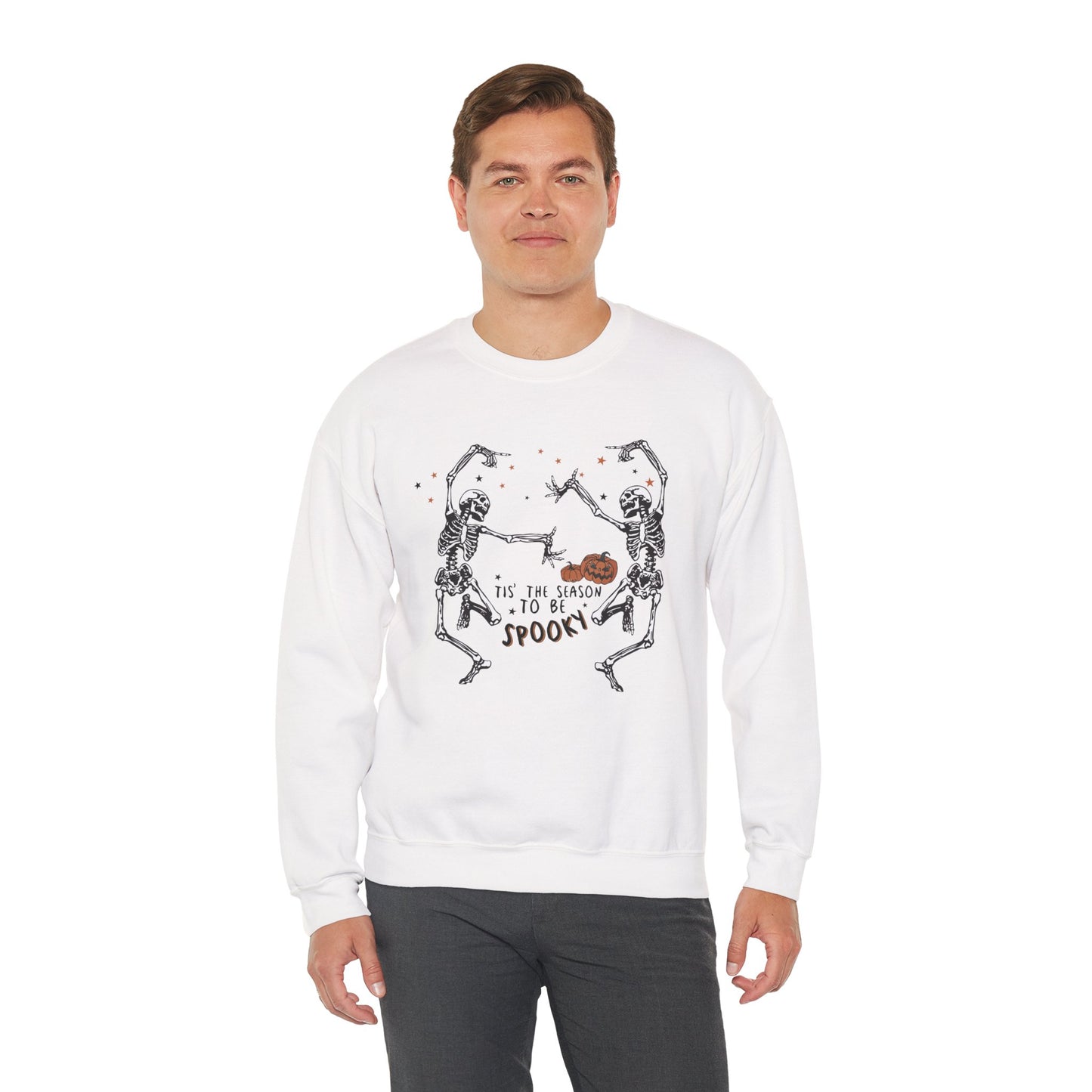 Tis The Season To Be Spooky II Unisex Heavy Blend Crewneck Sweatshirt