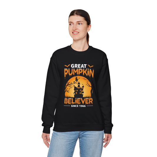 Great Pumpkin Believer Since 1966 Unisex Heavy Blend Crewneck Sweatshirt