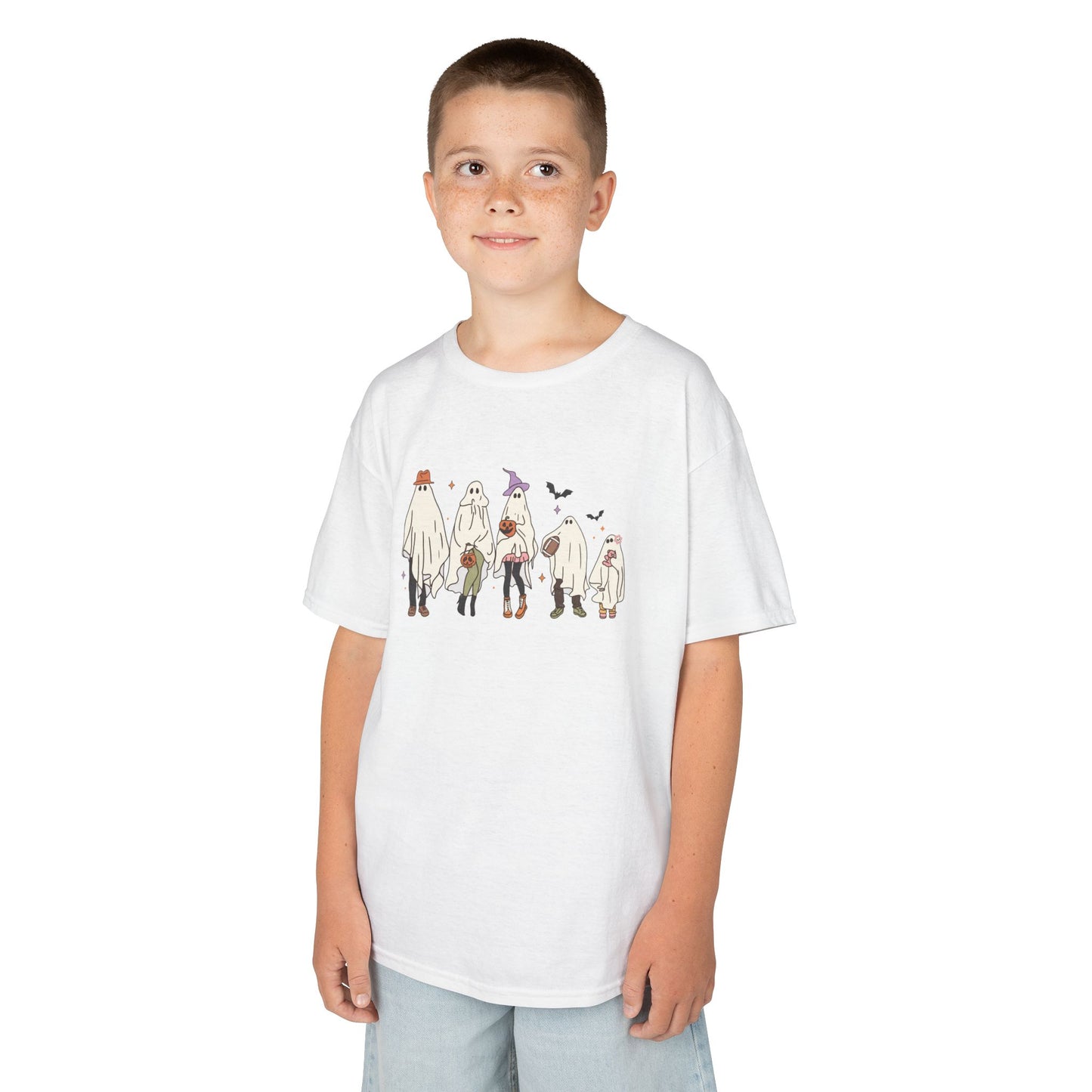 Ghost Family Kids Heavy Cotton T-Shirt