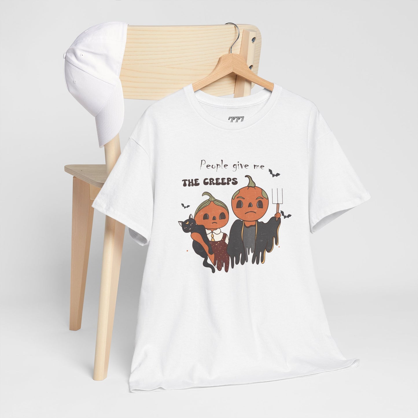 People Give Me The Creeps Unisex Heavy Cotton T-Shirt