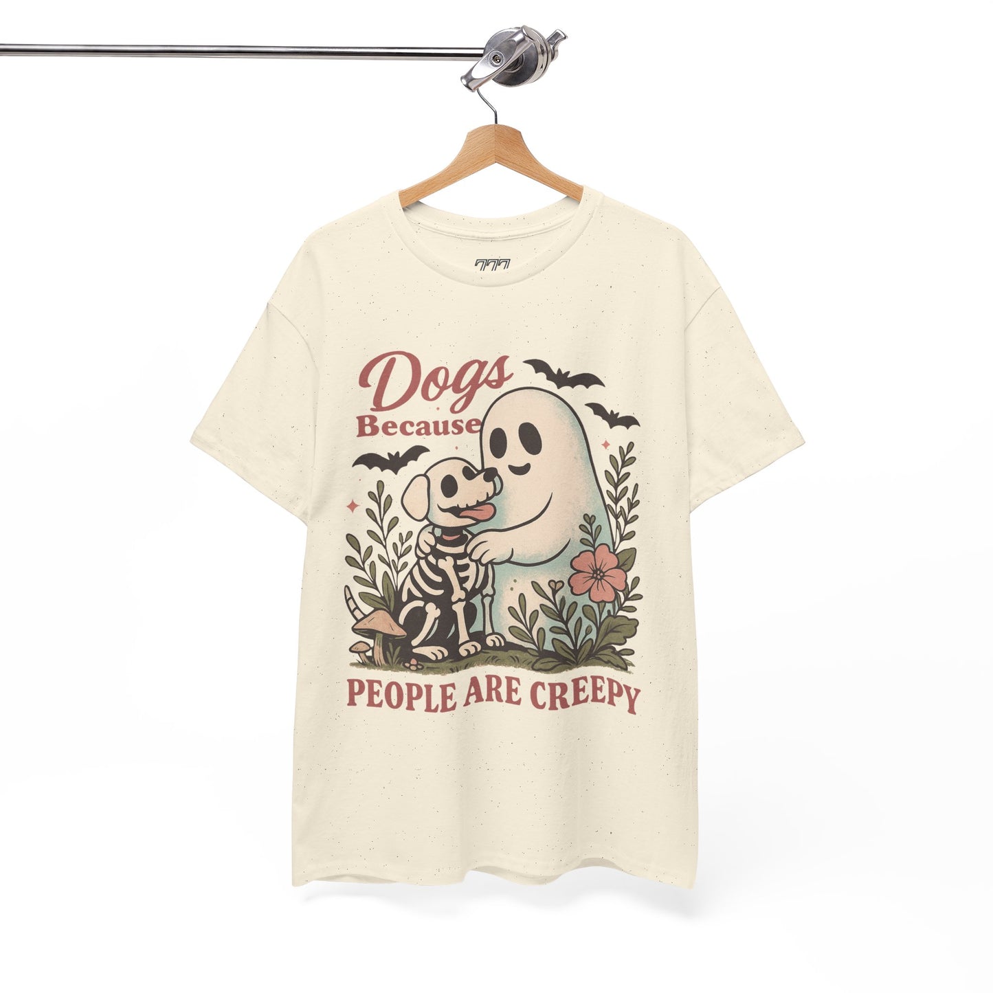 Dogs Because People Are Creepy Unisex Heavy Cotton T-Shirt