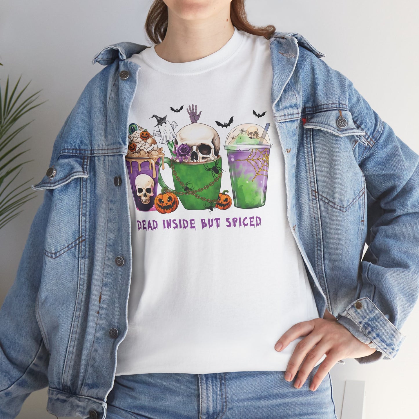 Dead Inside But Spiced II Unisex Heavy Cotton T-Shirt