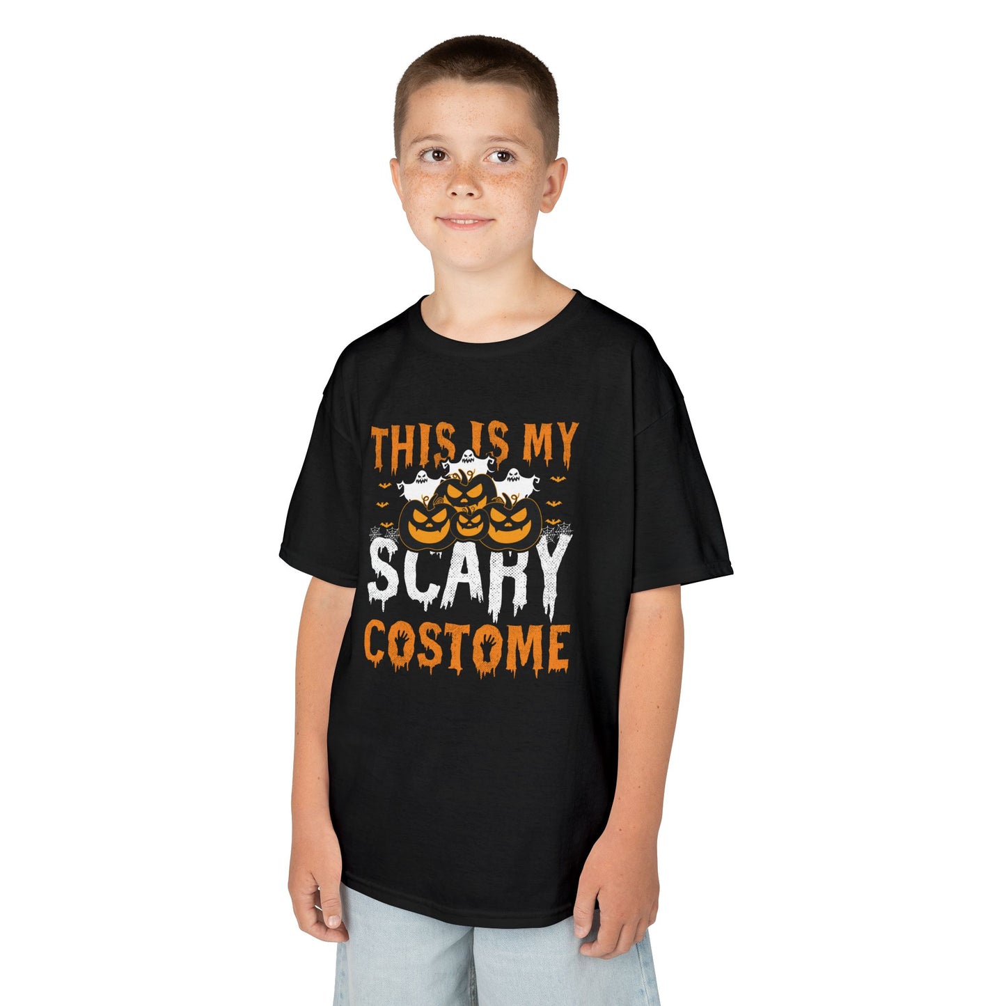 This Is My Scary Costume Kids Heavy Cotton T-Shirt