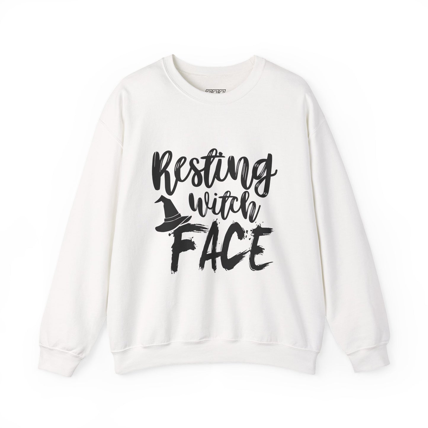 Resting Witch Face Unisex Heavy Blend Crewneck Sweatshirt