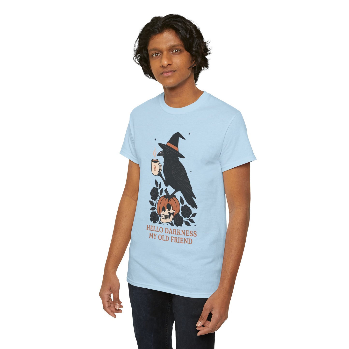 Hello Darkness My Old Friend Unisex Heavy Cotton T-Shirt