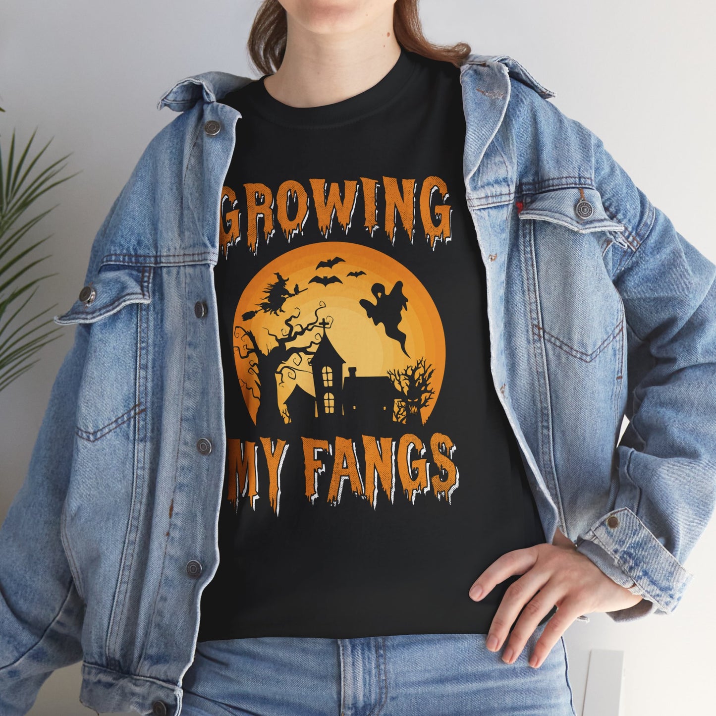 Growing My Fangs Unisex Heavy Cotton T-Shirt