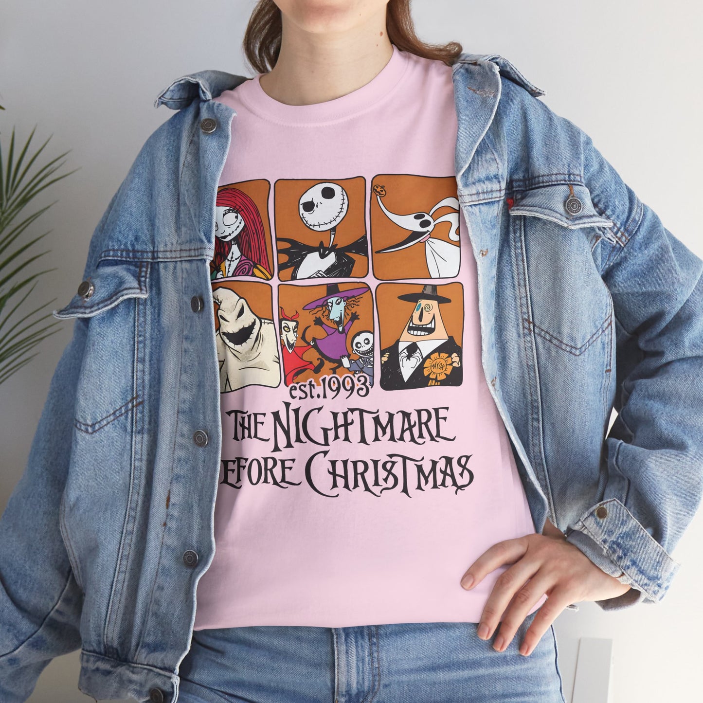 The Nightmare Before Christmas Unisex Heavy Cotton T-Shirt