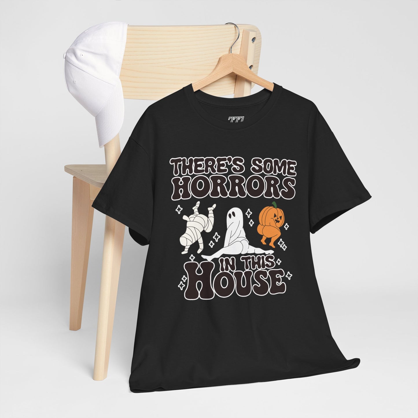 There's Some Horrors In This House Unisex Heavy Cotton T-Shirt