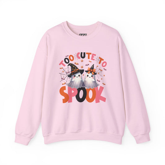 Too Cute To Spook II Women's Heavy Blend Crewneck Sweatshirt