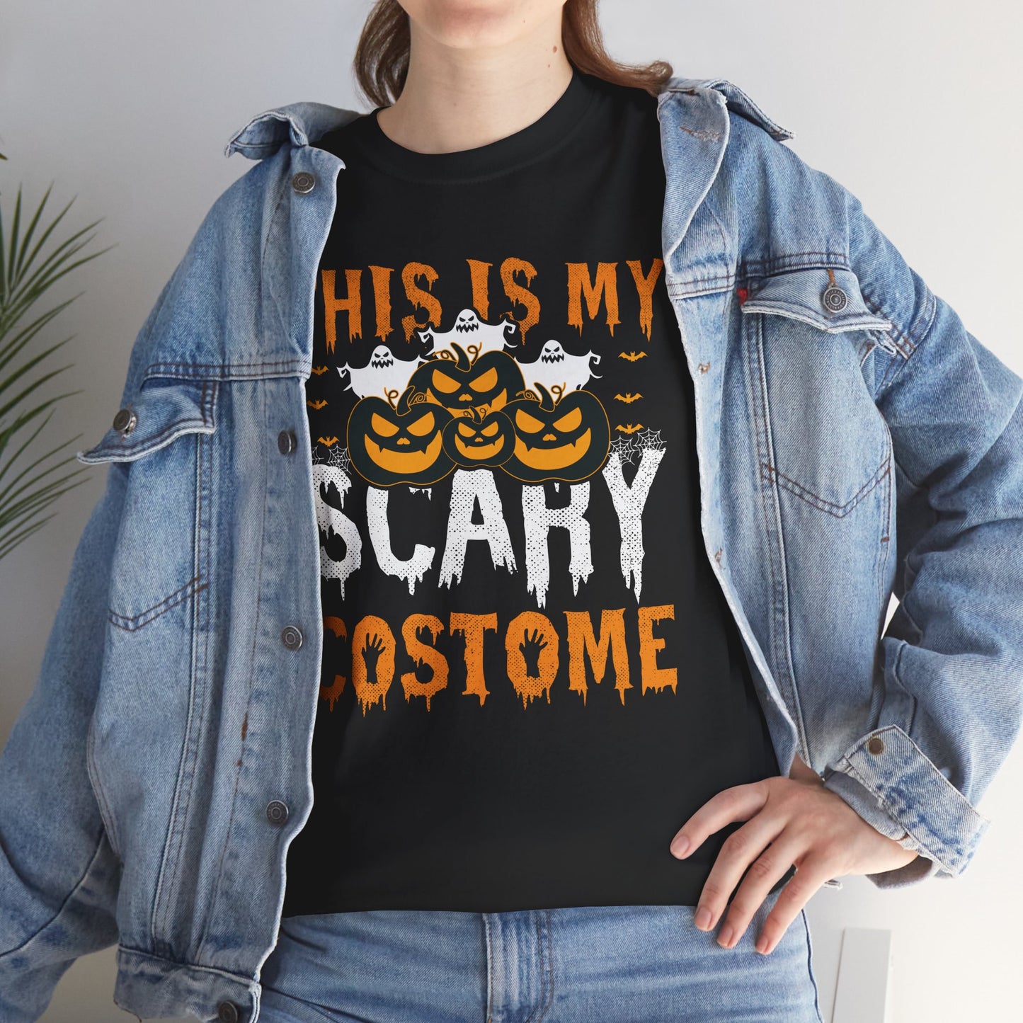 This Is My Scary Costume Unisex Heavy Cotton T-Shirt