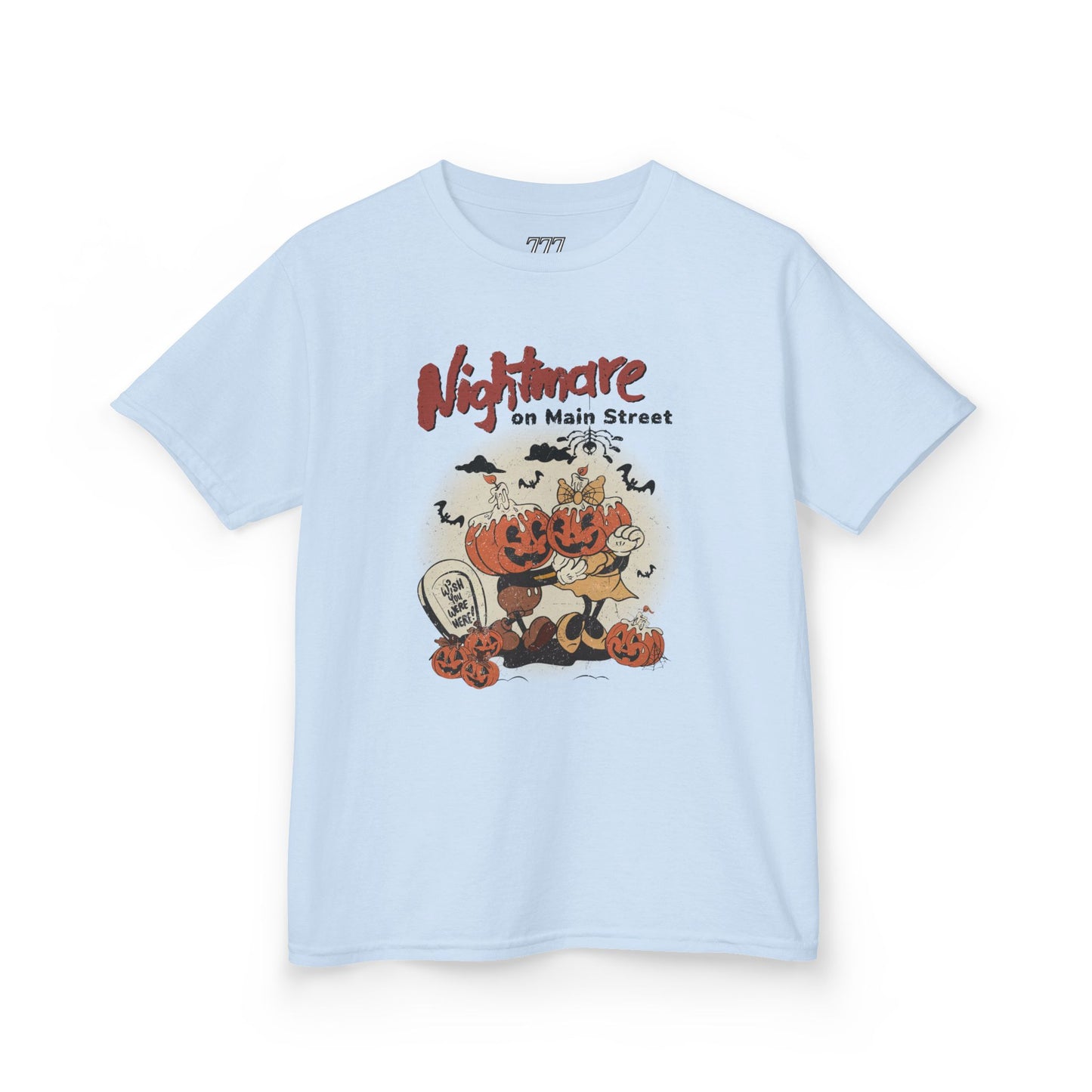 Nightmare On Main Street Kids Heavy Cotton T-Shirt