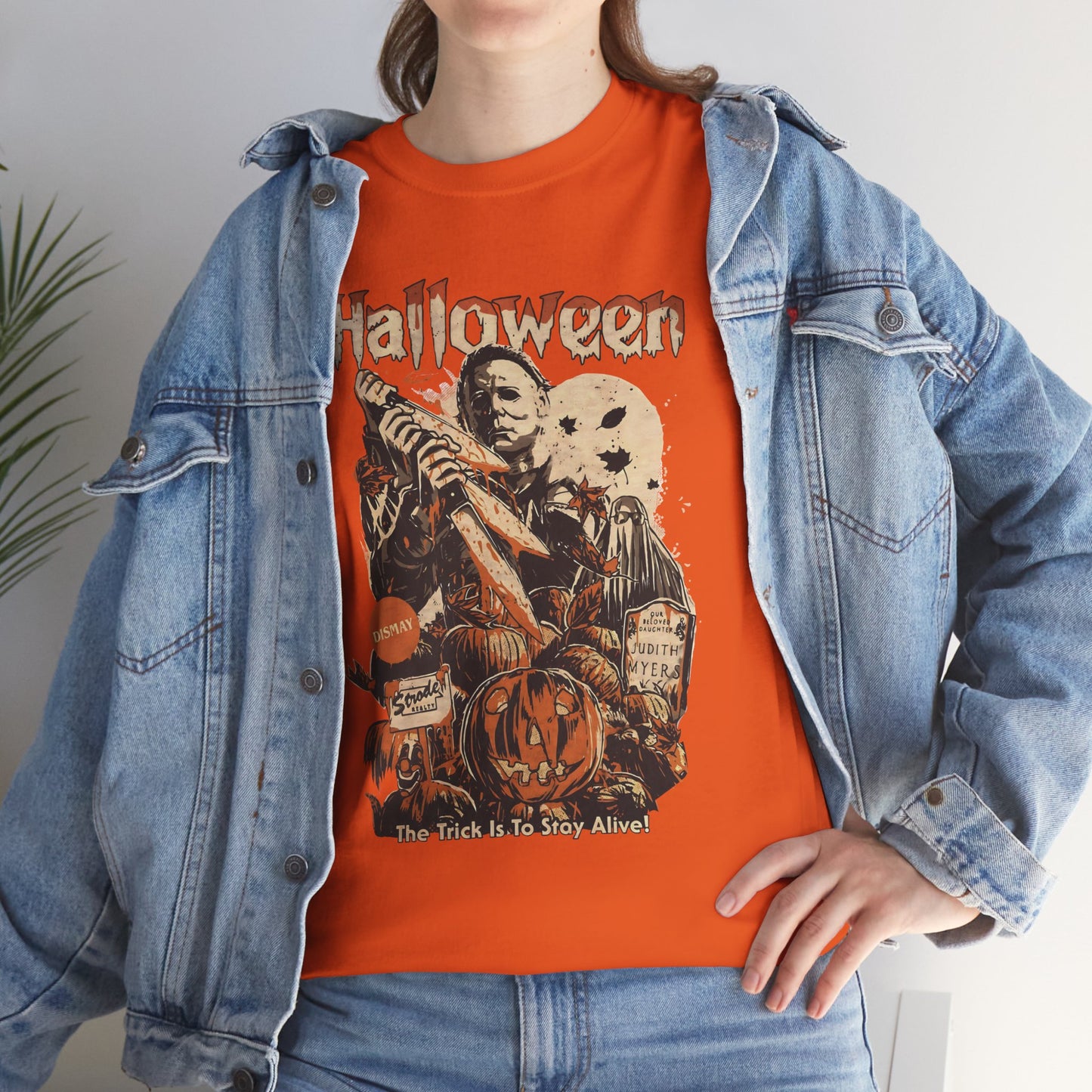 The Trick Is To Stay Alive Unisex Heavy Cotton T-Shirt