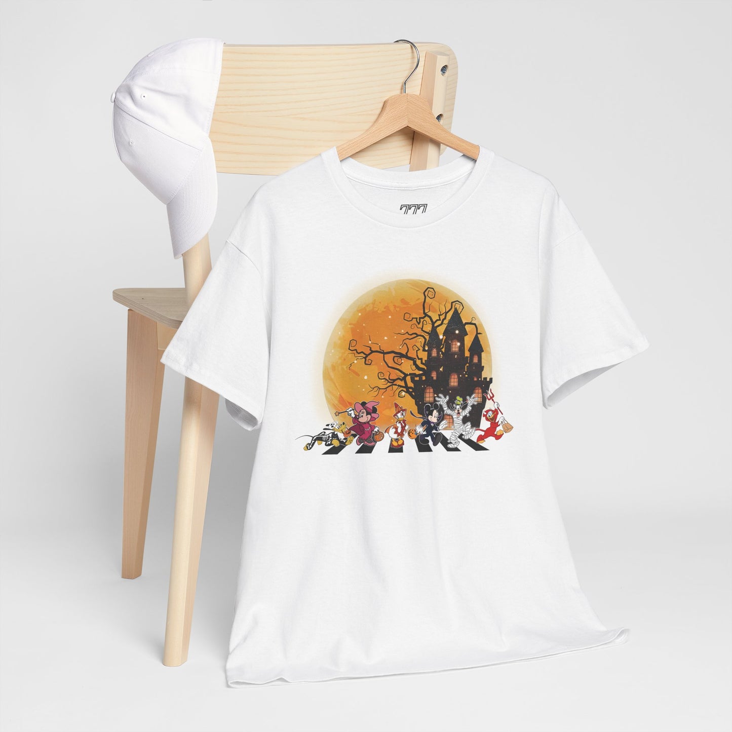 Haunted Crosswalk Unisex Heavy Cotton T-Shirt