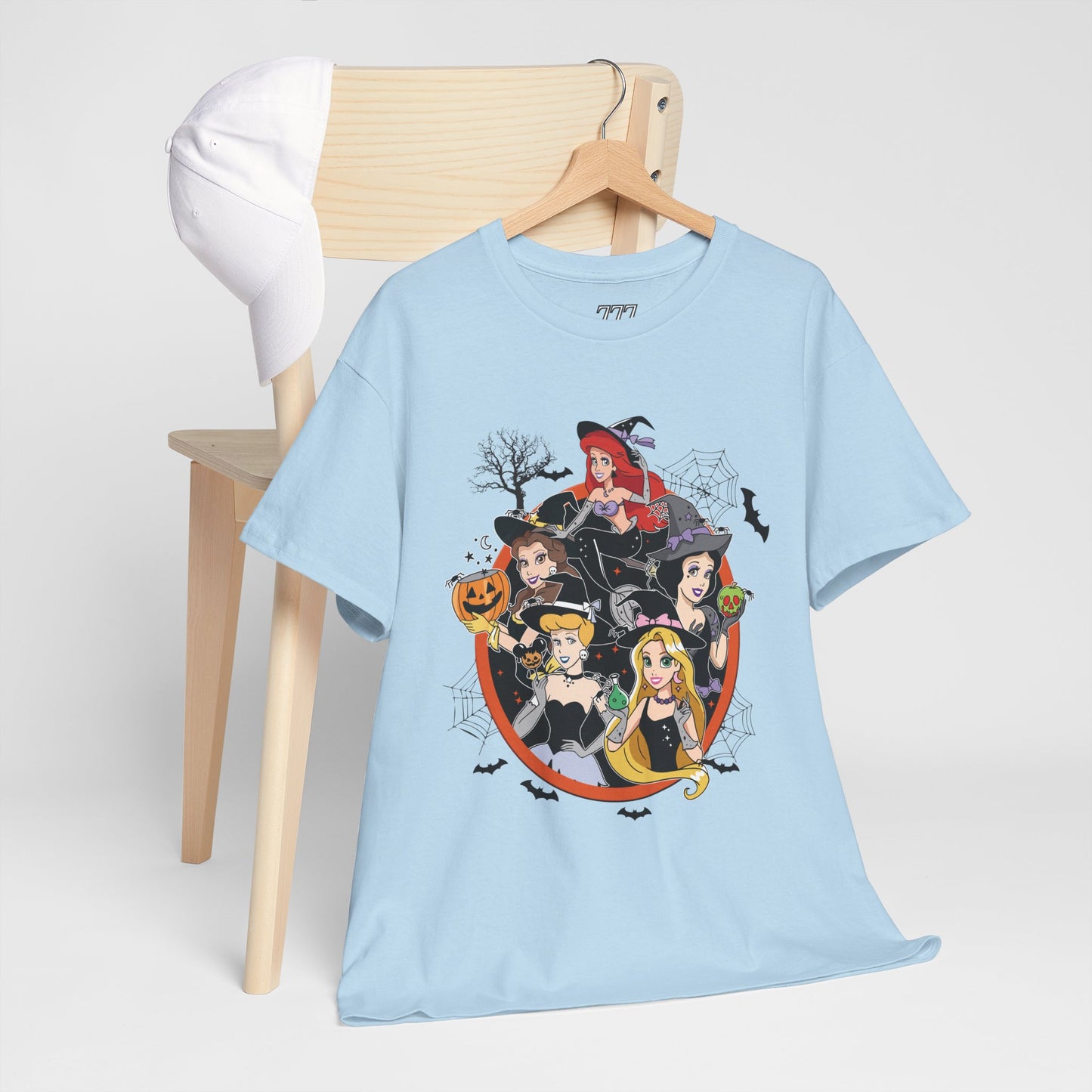 Princess Halloween-Themed Unisex Heavy Cotton T-Shirt