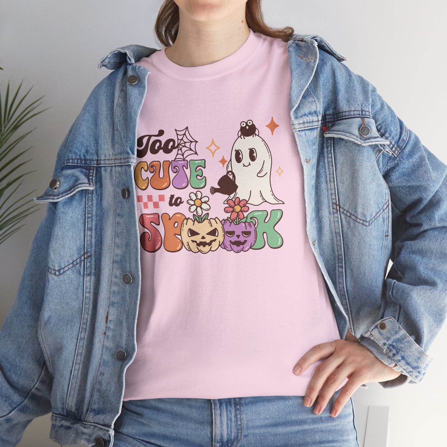 Too Cute To Spook Unisex Heavy Cotton T-Shirt