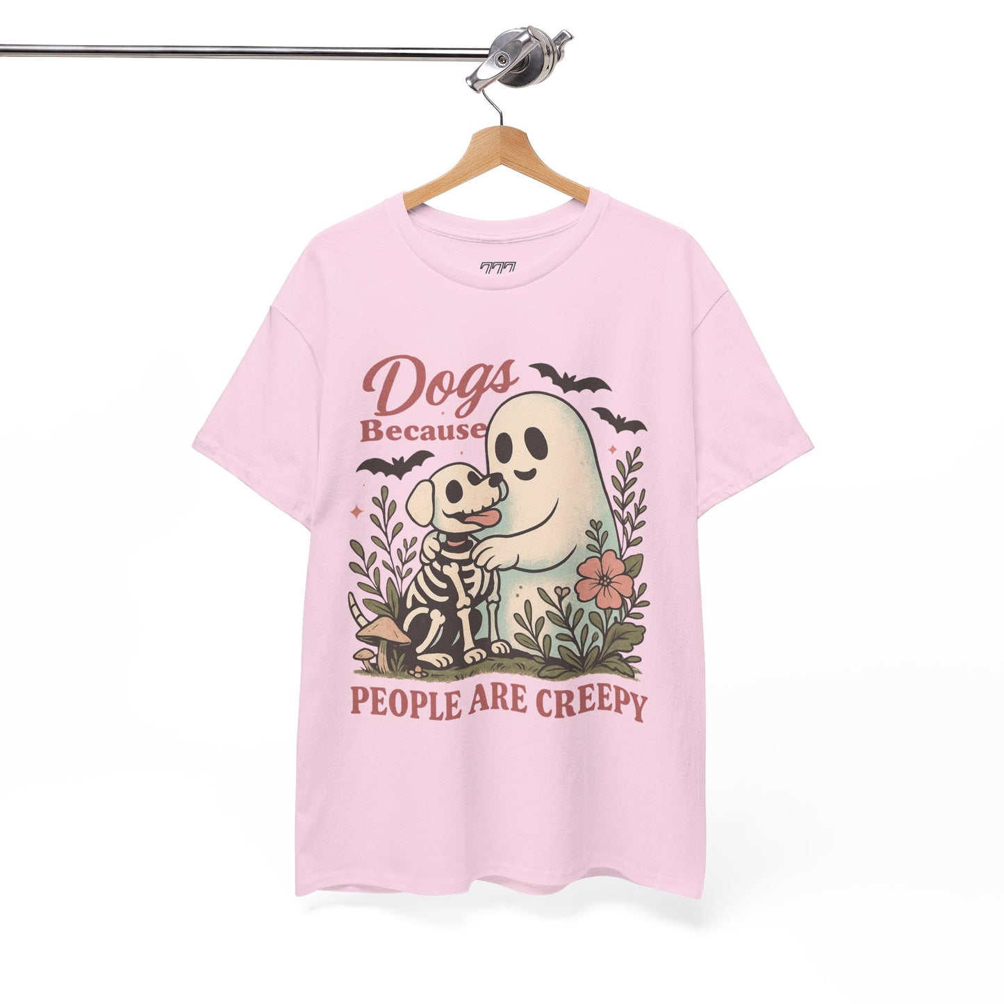 Dogs Because People Are Creepy Unisex Heavy Cotton T-Shirt
