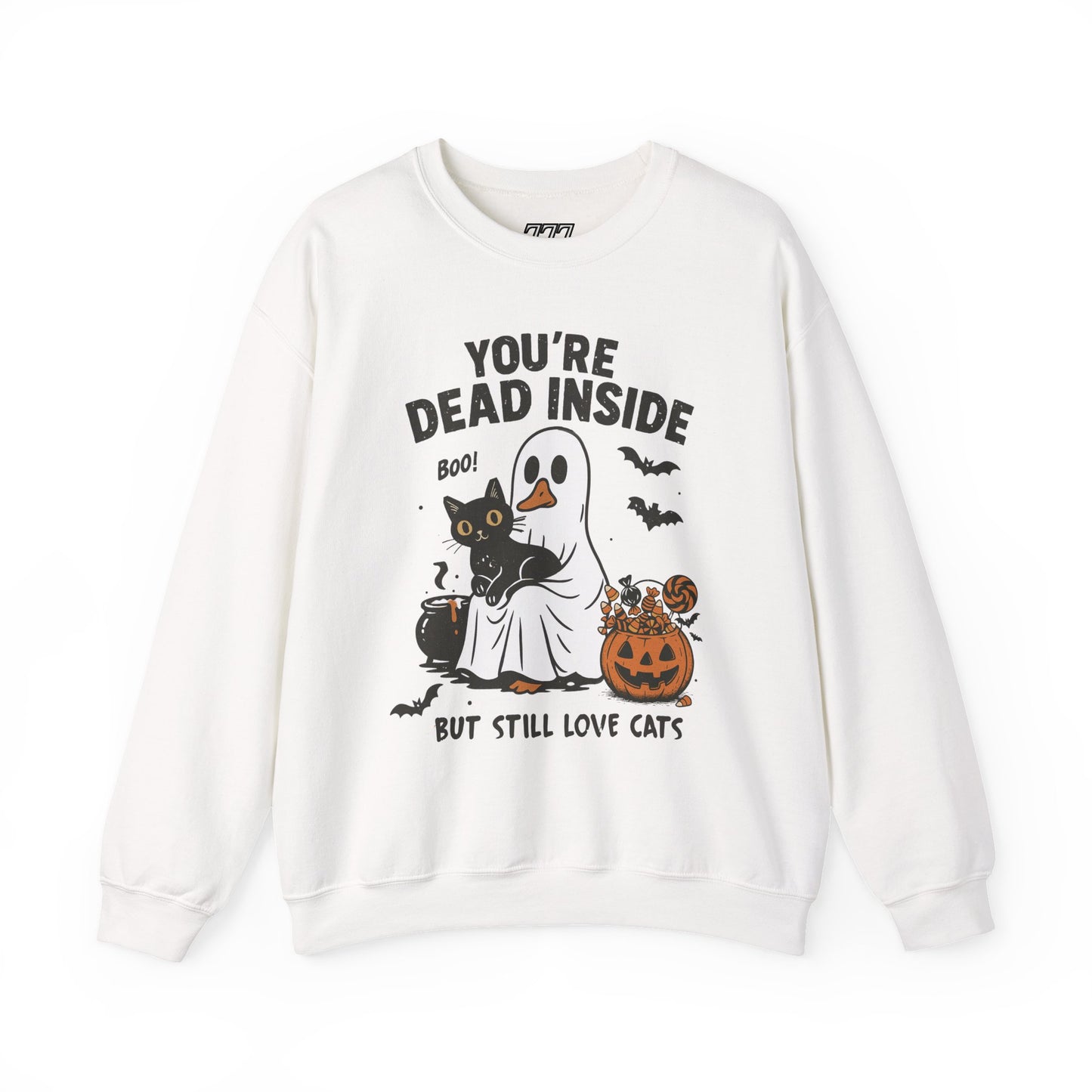 You’re Dead Inside But Still Love Cats Unisex Heavy Blend Crewneck Sweatshirt