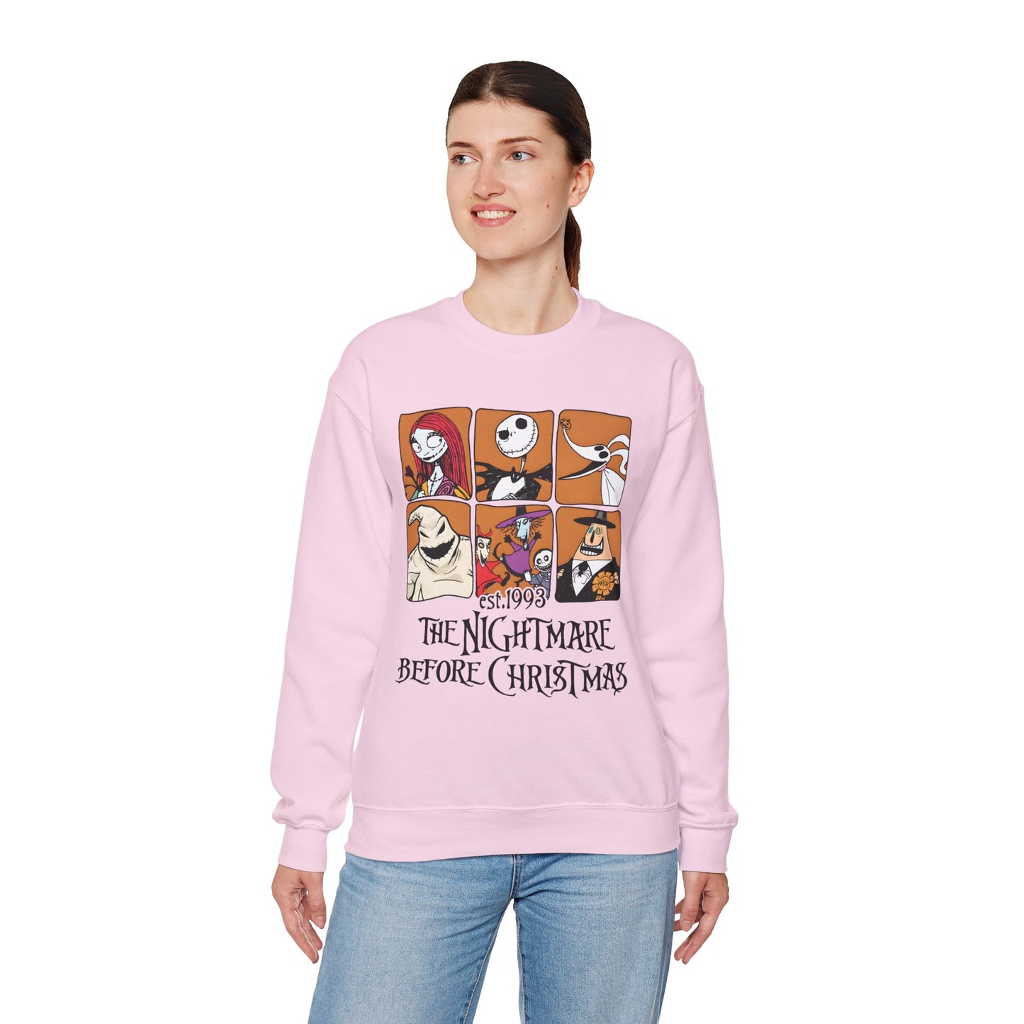 The Nightmare Before Christmas Unisex Heavy Blend Crewneck Sweatshirt