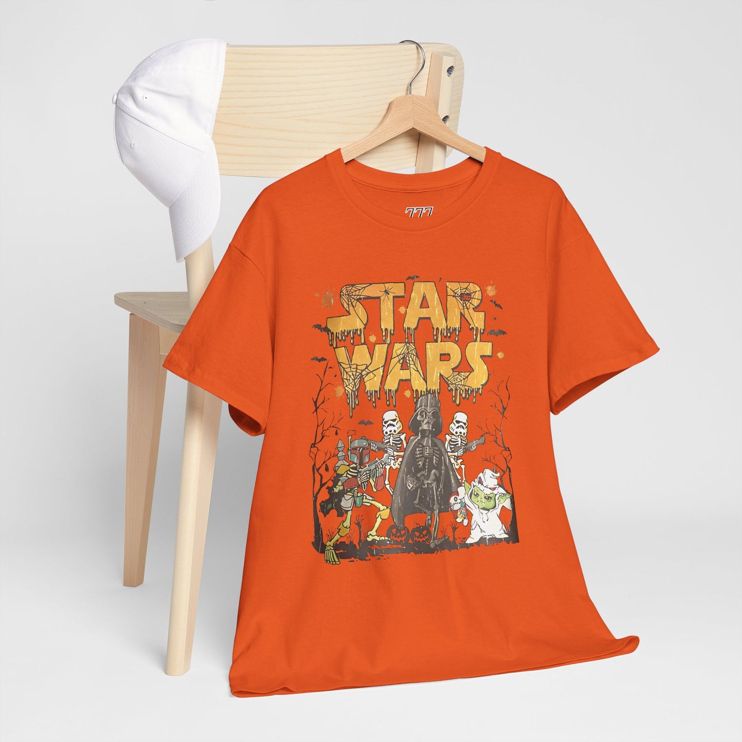 Star Wars Halloween-Themed Unisex Heavy Cotton T-Shirt