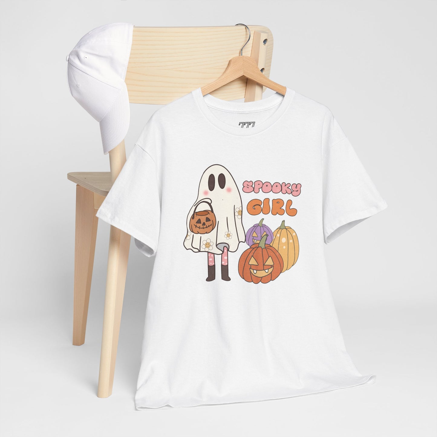 Spooky Girl Women's Heavy Cotton T-Shirt