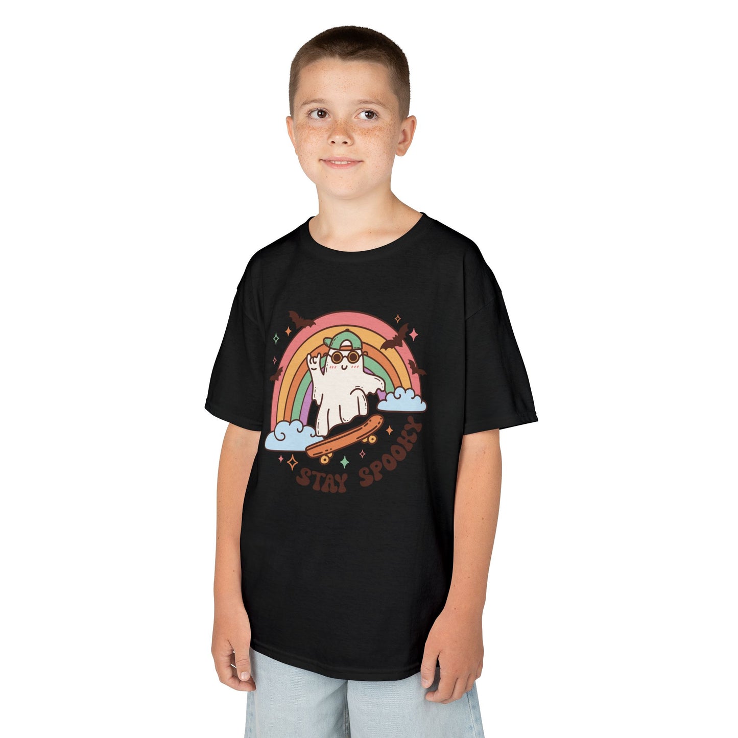 Ghost Skater Kids Heavy Cotton T-Shirt