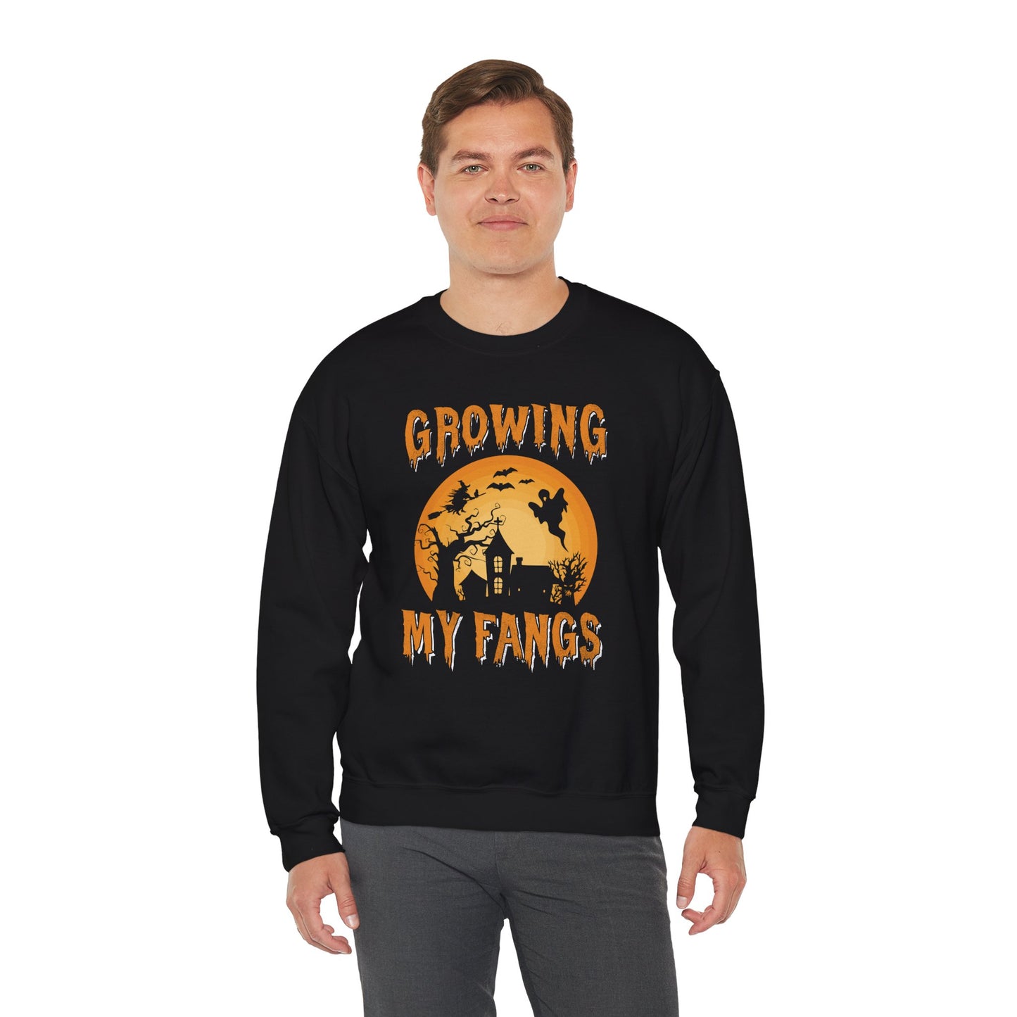 Growing My Fangs Unisex Heavy Blend Crewneck Sweatshirt