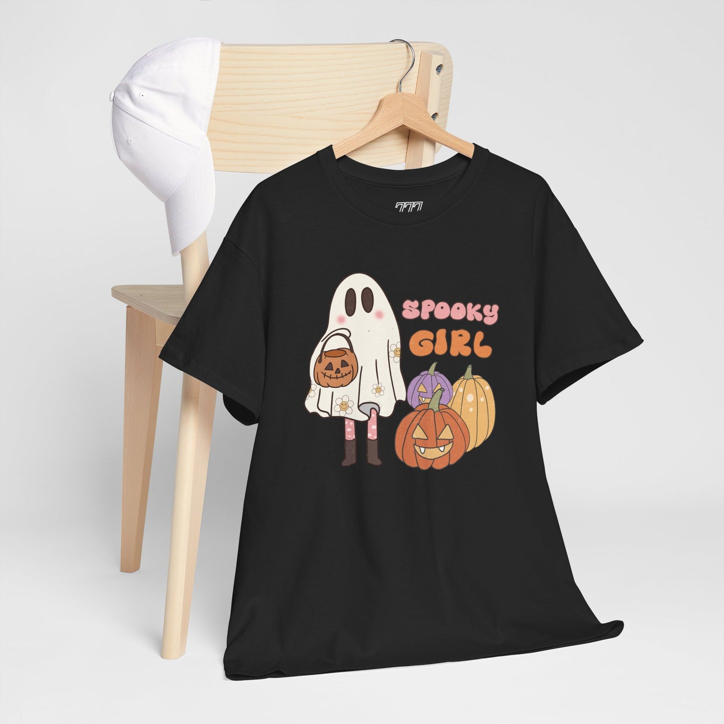Spooky Girl Women's Heavy Cotton T-Shirt