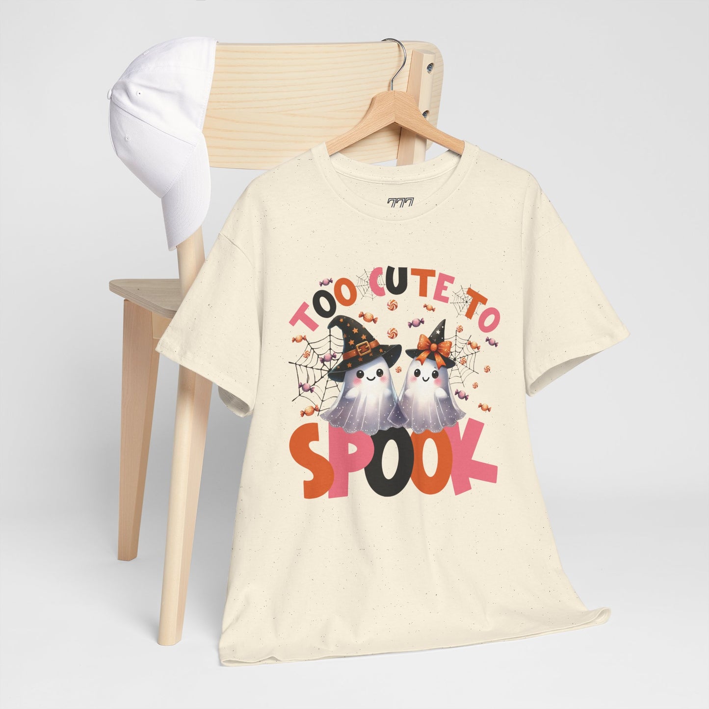 Too Cute To Spook Women's Heavy Cotton T-Shirt