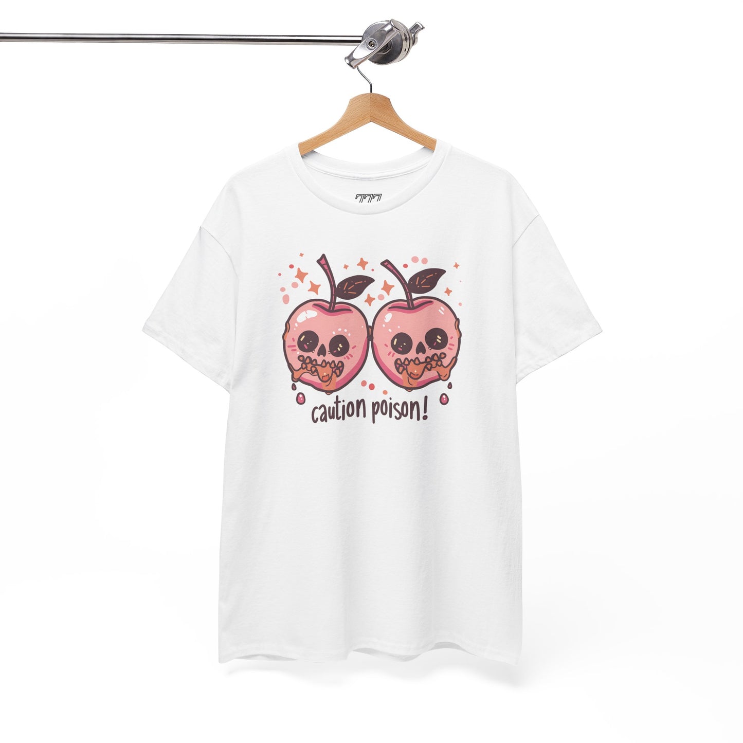 Caution Poison Unisex Heavy Cotton T-Shirt