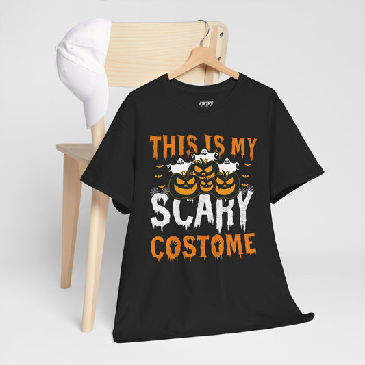 This Is My Scary Costume Unisex Heavy Cotton T-Shirt