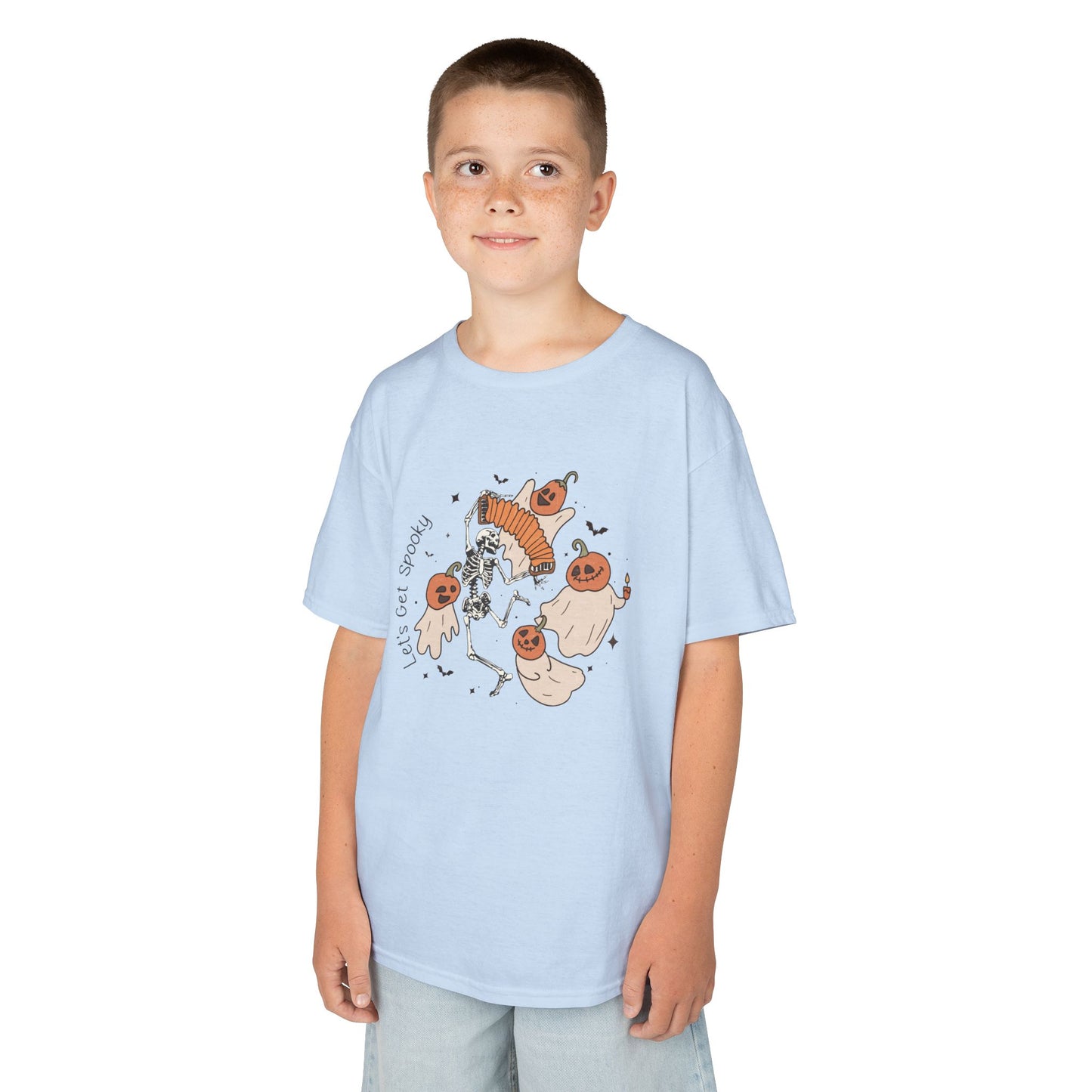 Lets Get Spooky Kids Heavy Cotton T-Shirt