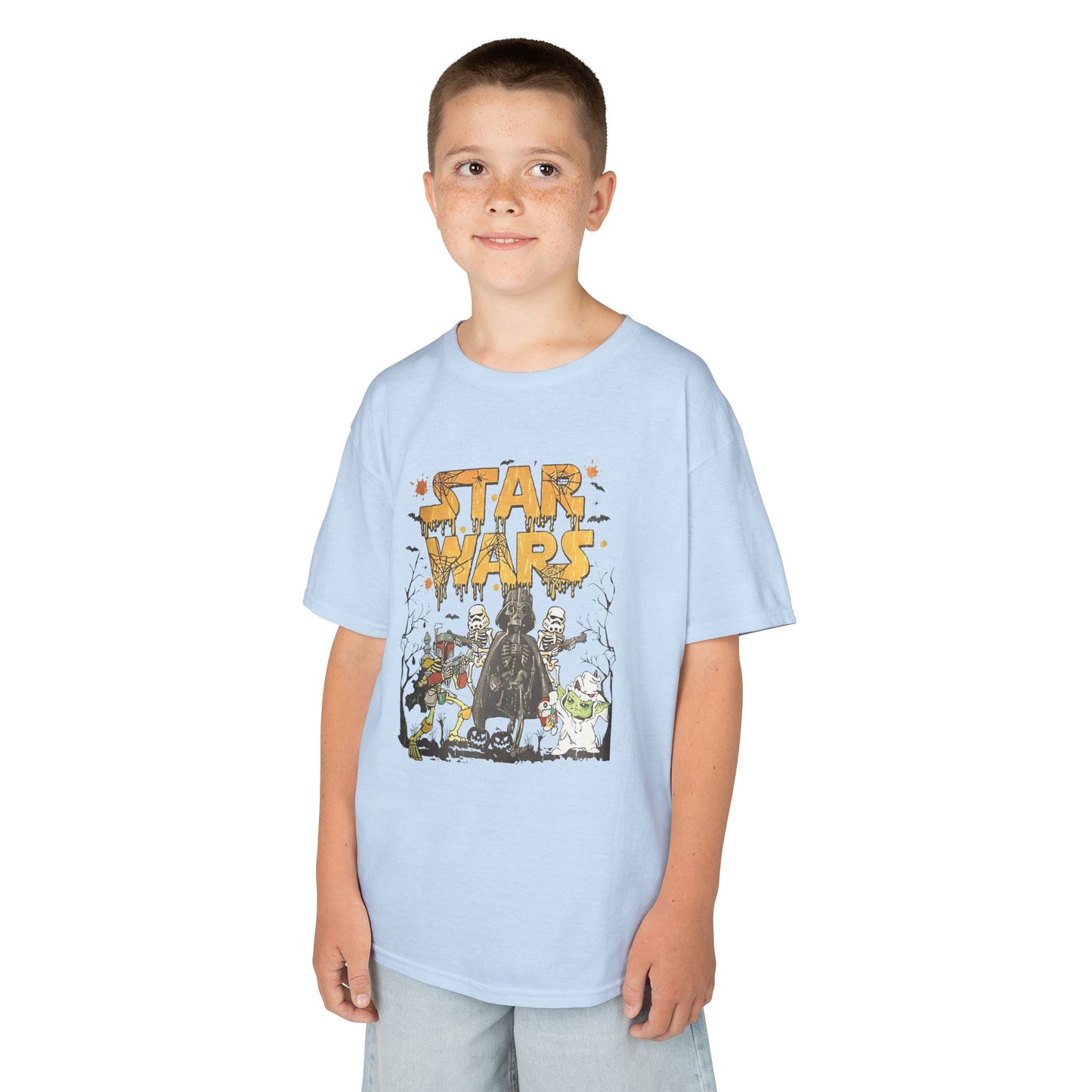 Star Wars Halloween-Themed Kids Heavy Cotton T-Shirt