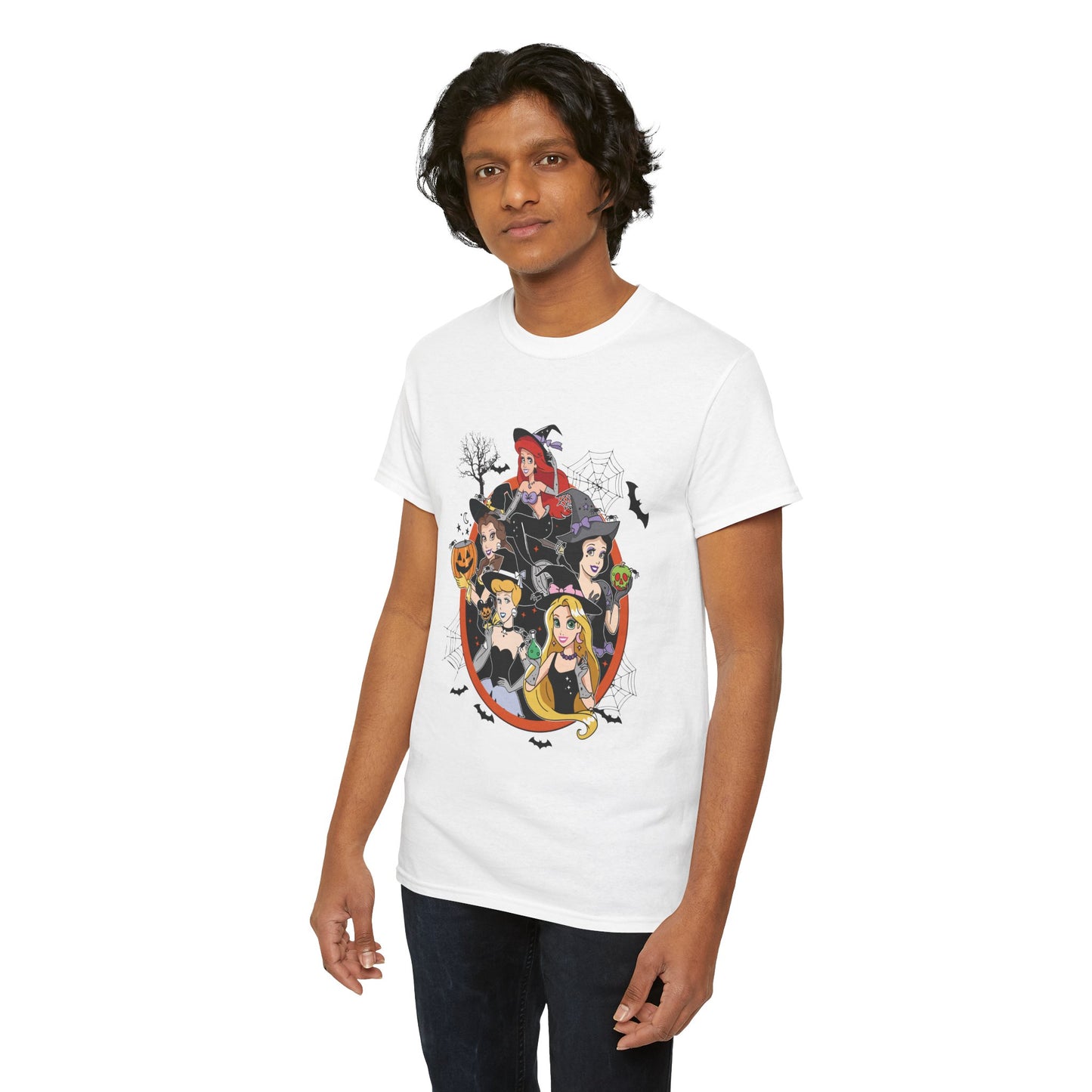 Princess Halloween-Themed Unisex Heavy Cotton T-Shirt