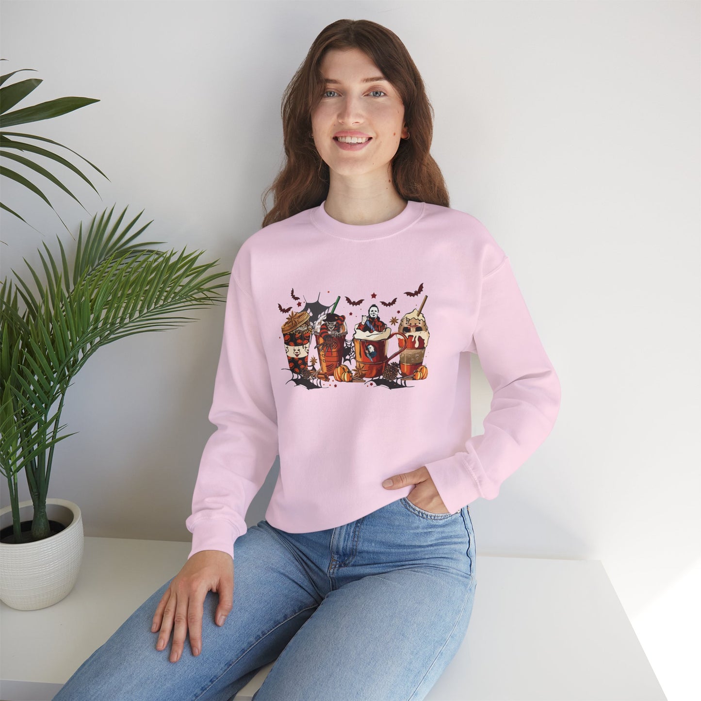 Slasher Coffee Unisex Heavy Blend Crewneck Sweatshirt