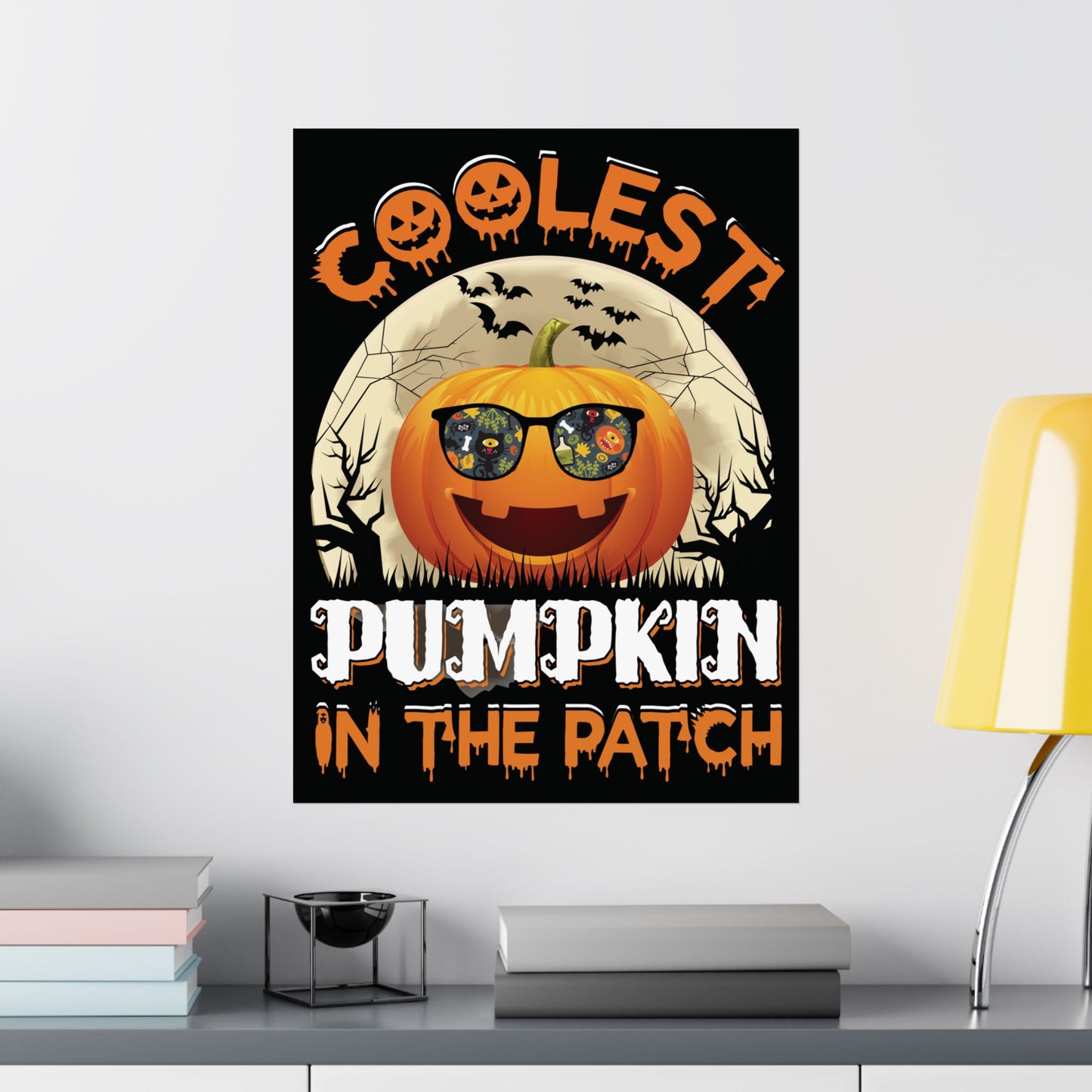 Coolest Pumpkin In The Patch Halloween Poster