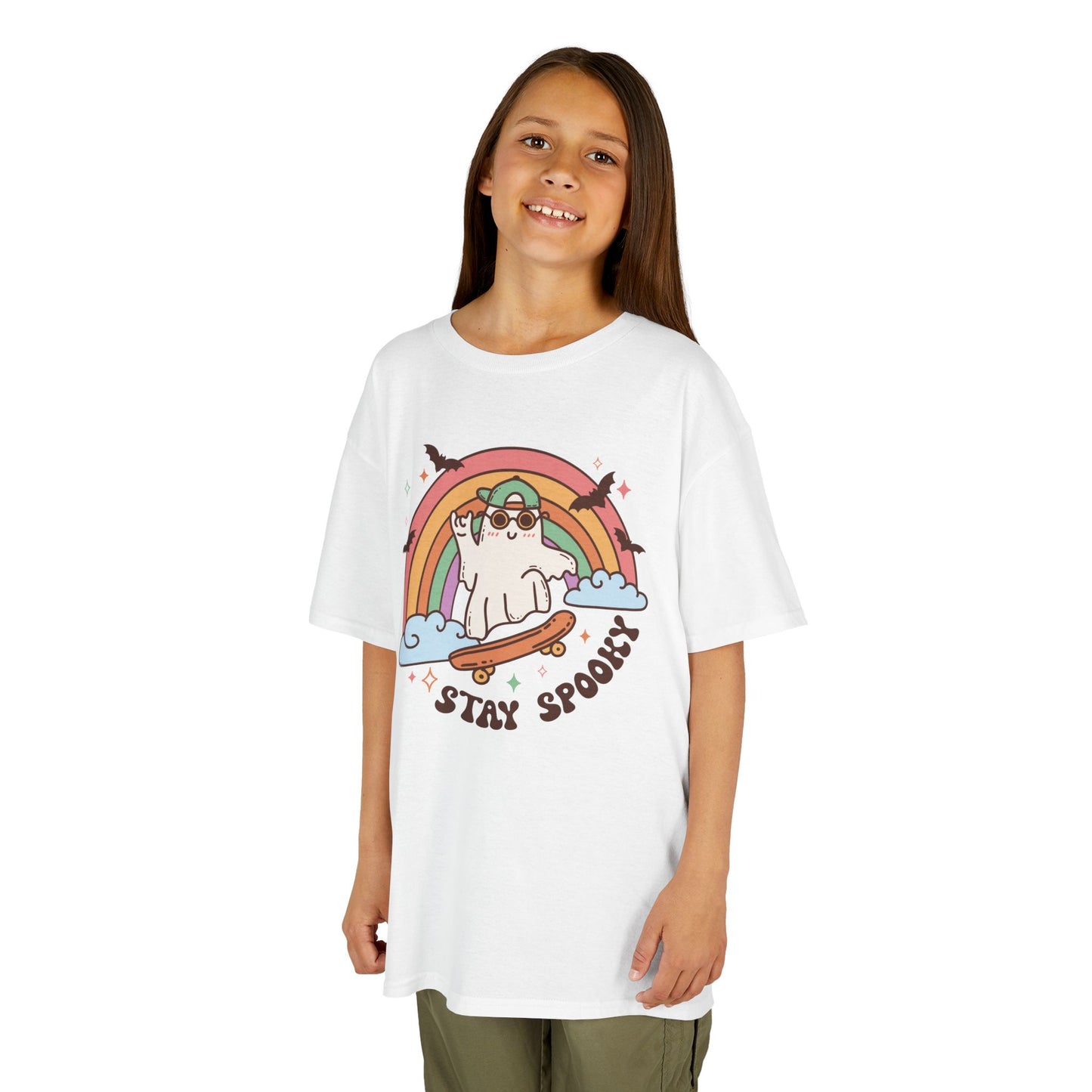Ghost Skater Kids Heavy Cotton T-Shirt