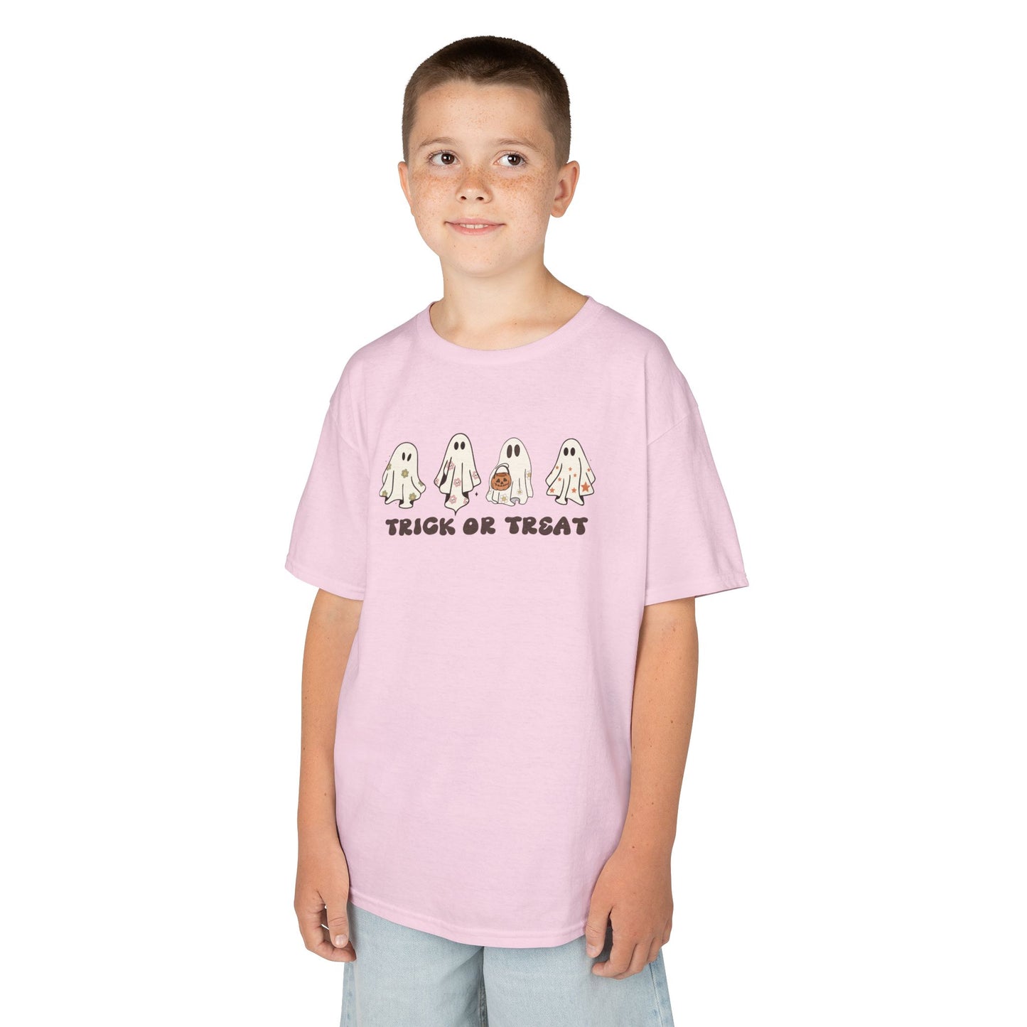 Trick Or Treat Kids Heavy Cotton T-Shirt