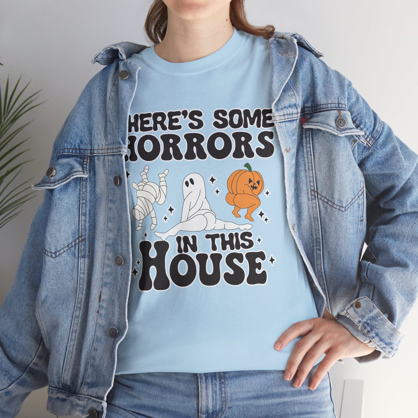 There's Some Horrors In This House Unisex Heavy Cotton T-Shirt