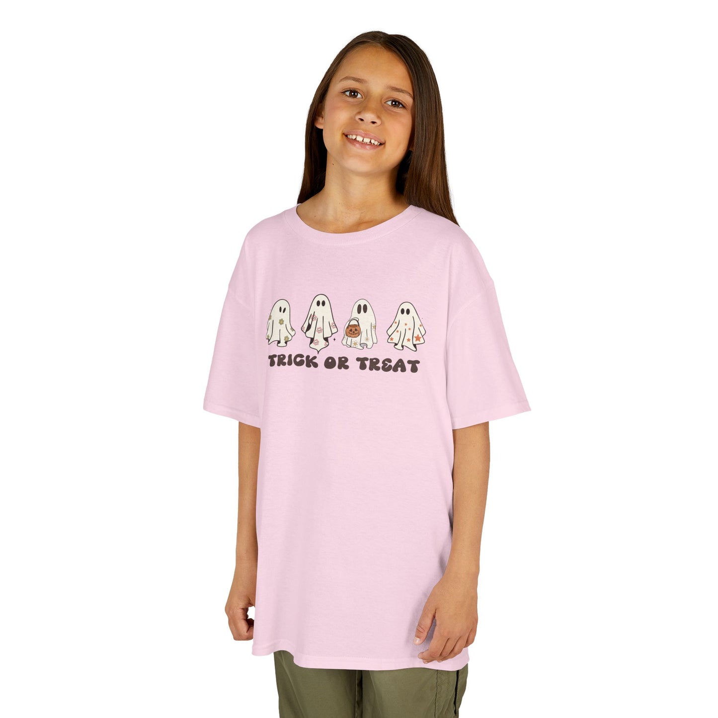 Trick Or Treat Kids Heavy Cotton T-Shirt