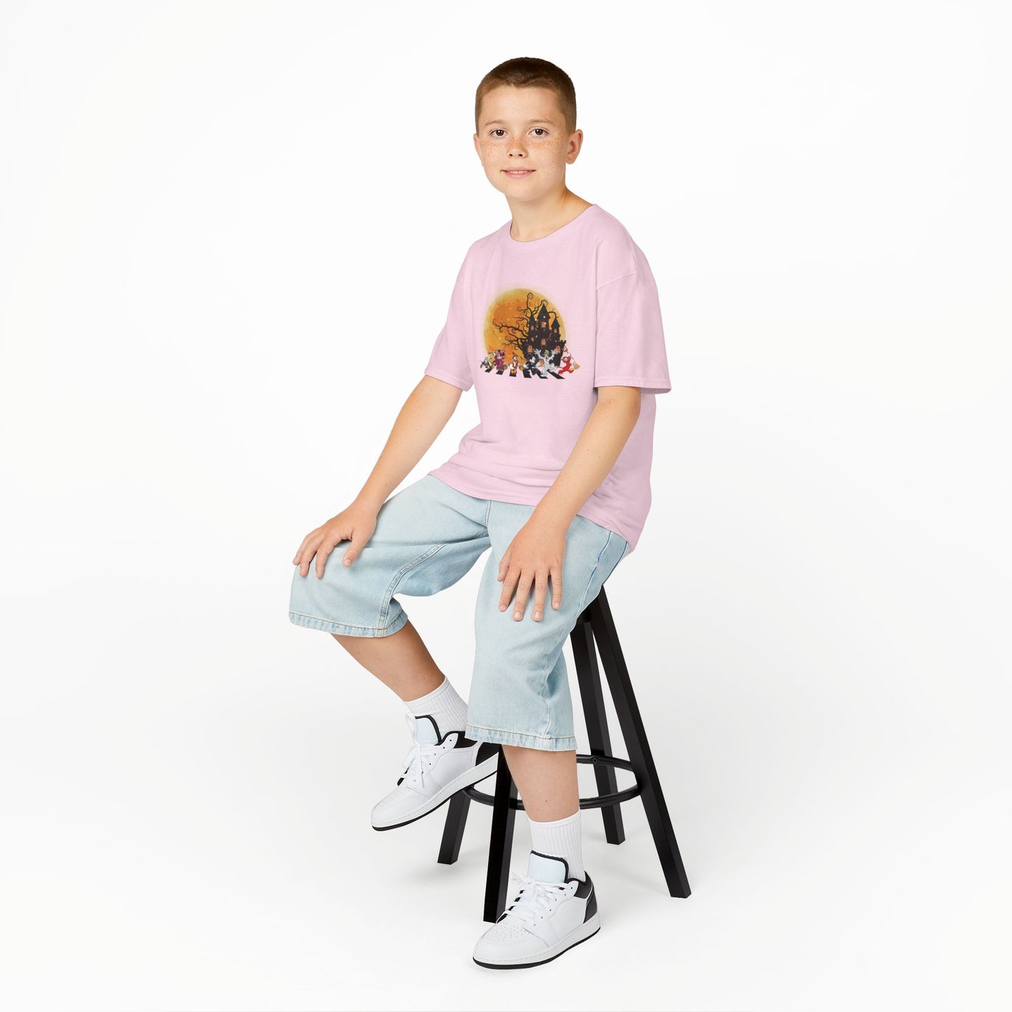 Haunted Crosswalk Kids Heavy Cotton T-Shirt