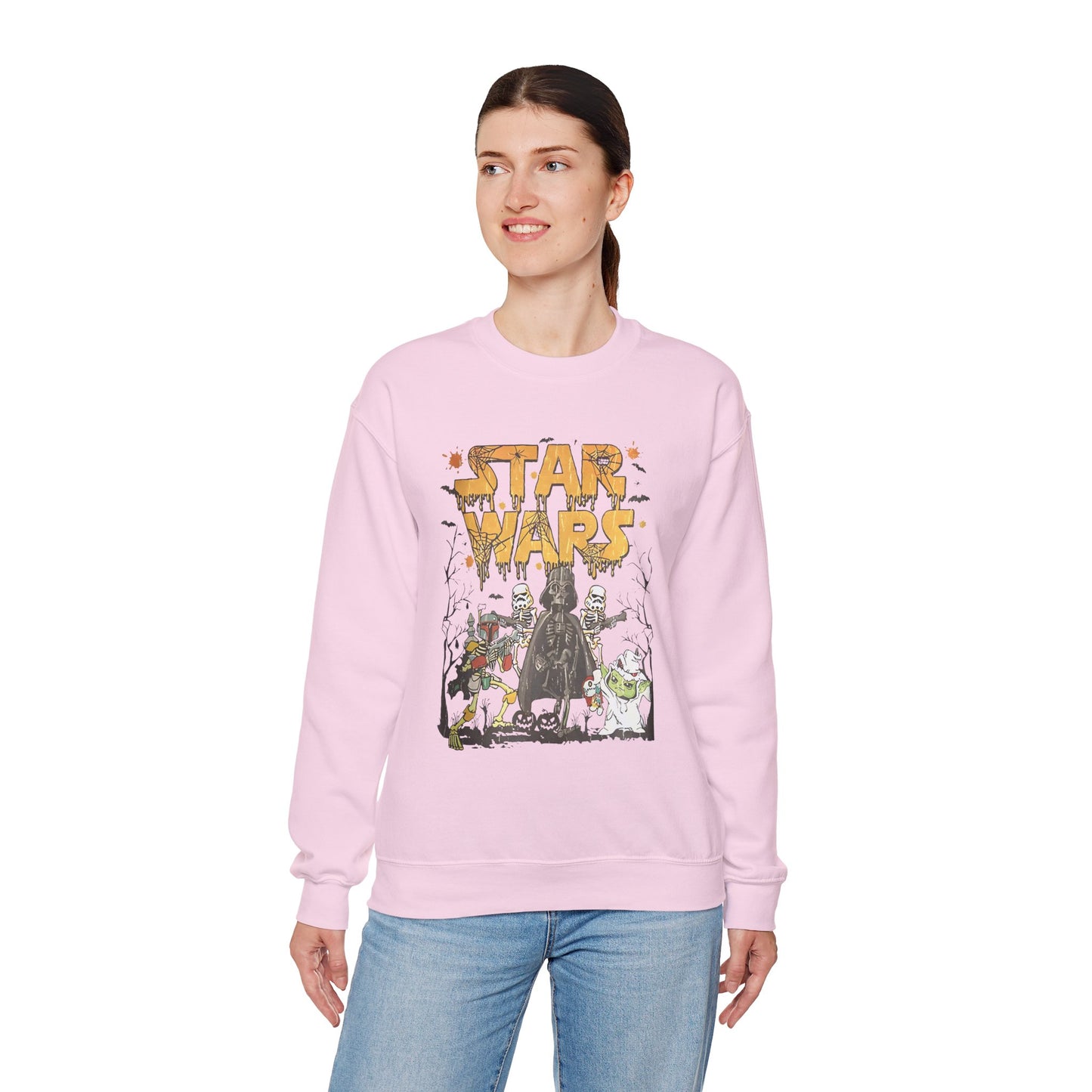Star Wars Halloween-Themed Unisex Heavy Blend Crewneck Sweatshirt