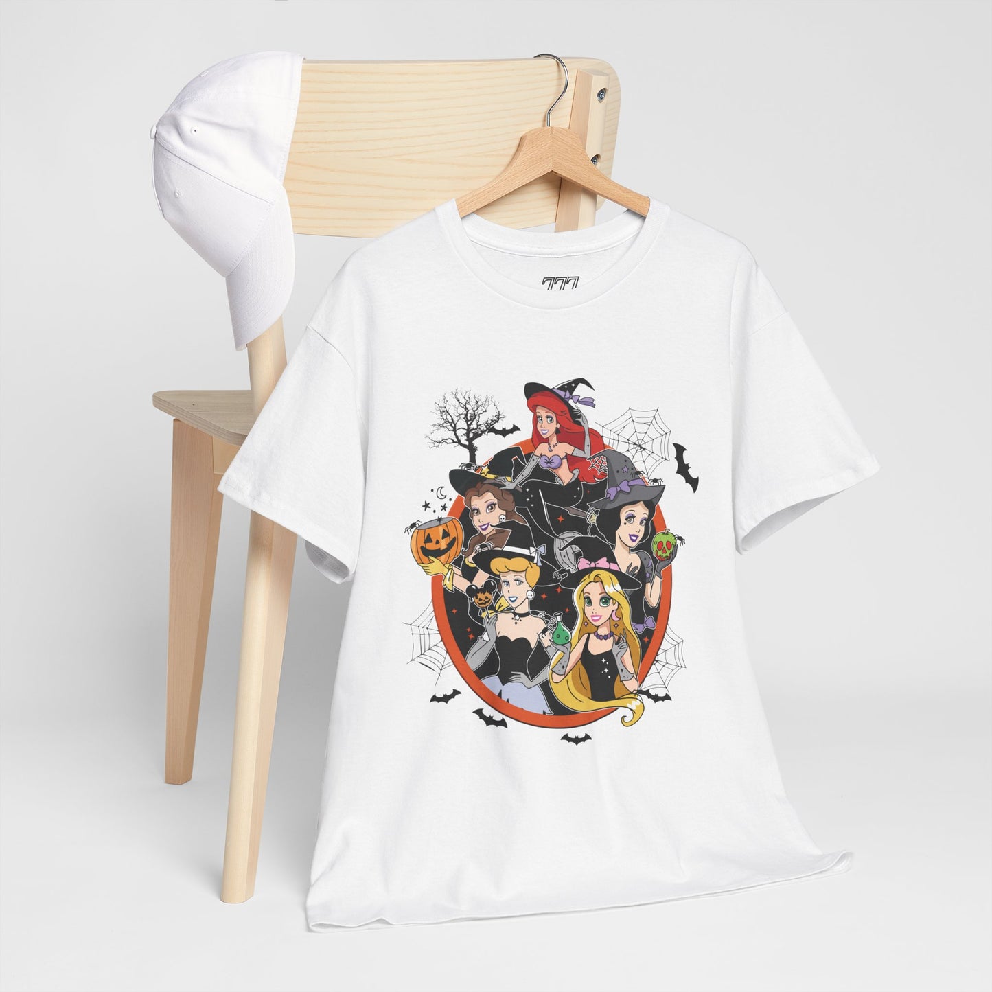 Princess Halloween-Themed Unisex Heavy Cotton T-Shirt