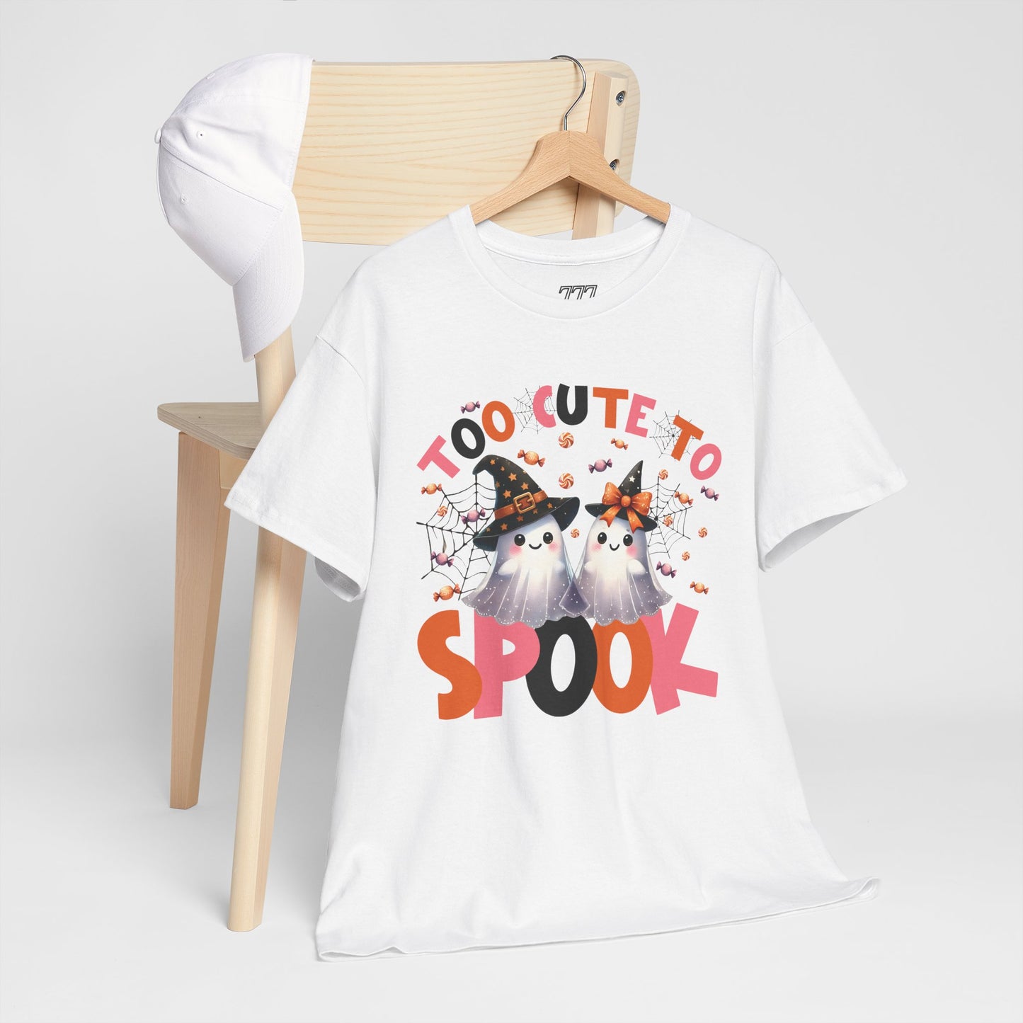Too Cute To Spook Women's Heavy Cotton T-Shirt