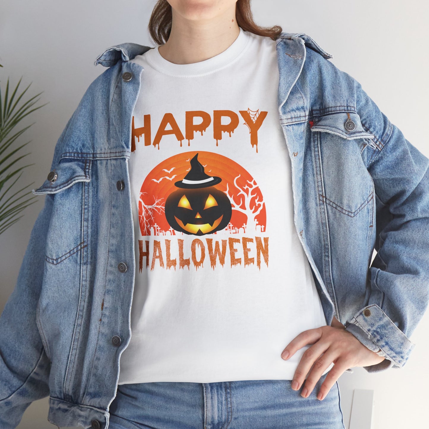 Happy Halloween Unisex Heavy Cotton T-Shirt