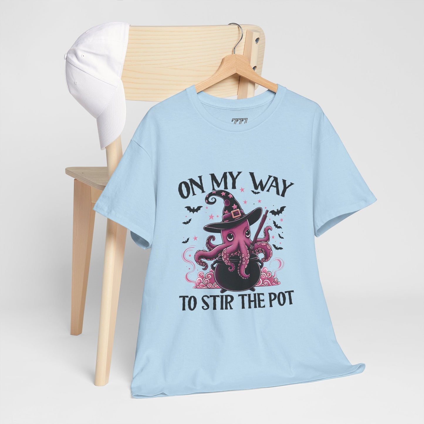 On My Way To Stir The Pot Unisex Heavy Cotton T-Shirt