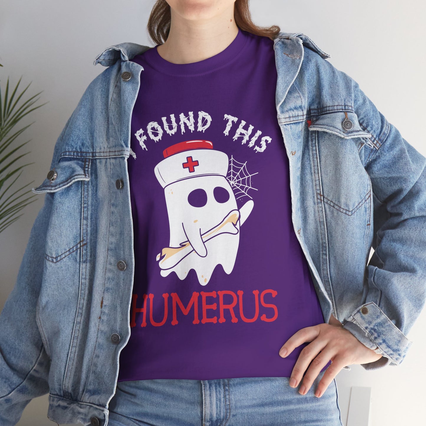 I Found This Humerus Unisex Heavy Cotton T-Shirt