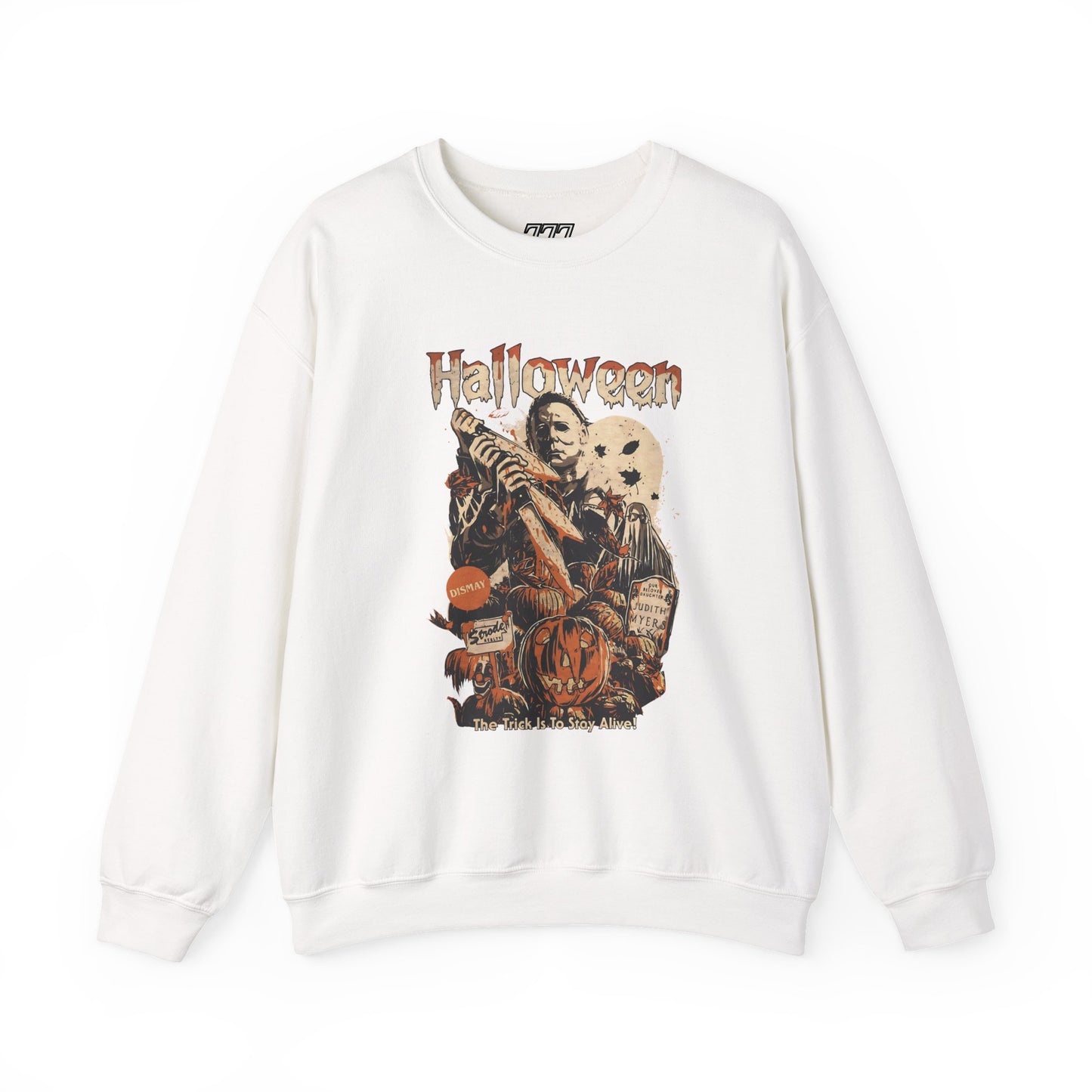 The Trick Is To Stay Alive Unisex Heavy Blend Crewneck Sweatshirt