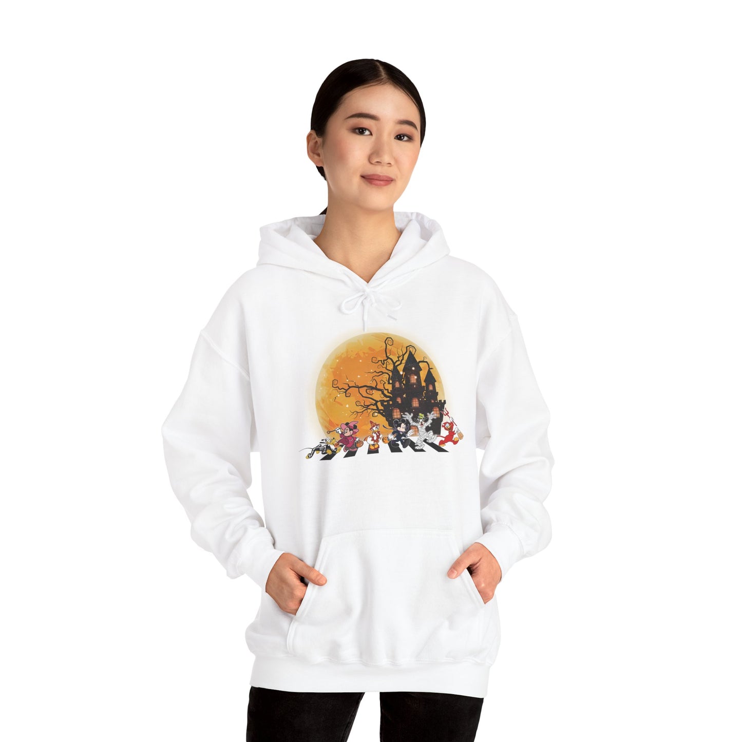 Haunted Crosswalk Unisex Heavy Blend Hoodie