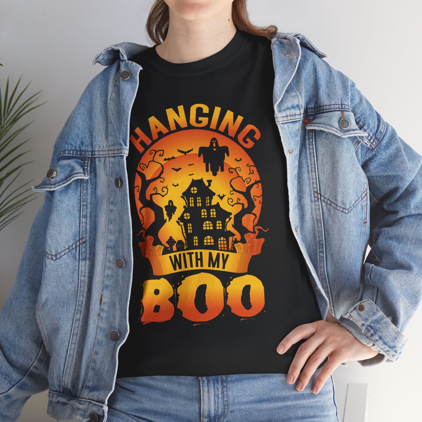 Hanging With My Boo Unisex Heavy Cotton T-Shirt